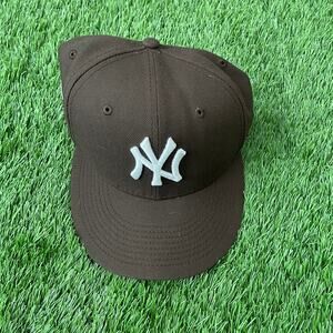 New York World Series Brown Fitted Cap